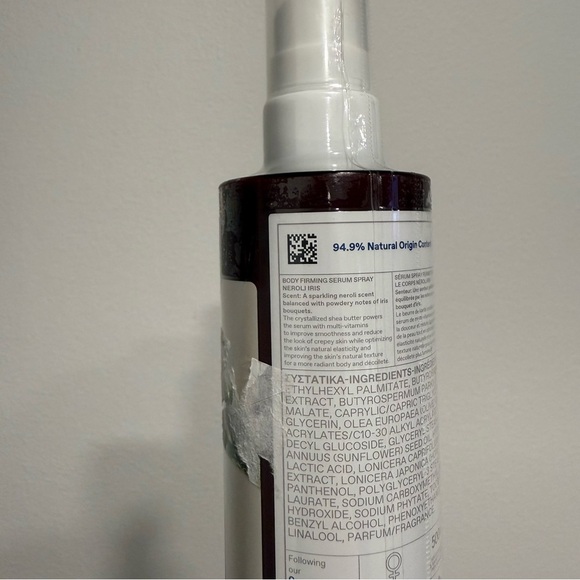 Korres Body Firming Serum Spray Neroli Iris 8.45 Fl Oz 250 mL - Picture 3 of 5